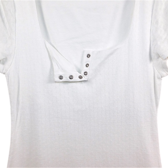 Skin Organic White Cotton Nightdress – Size 2 (Made in Peru) - Picture 5 of 11